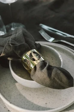 2 Anillos servilleteros Hilke X Mumins trol Moomin, Latón