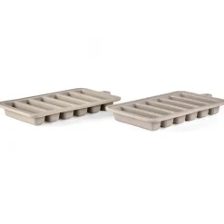 2 Bandejas para cubitos de hielo Bitz, gris