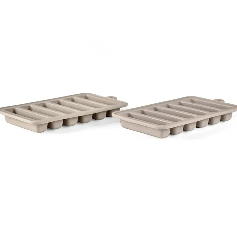 2 Bandejas para cubitos de hielo Bitz, gris