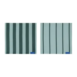 2 Bayetas de cocina Stripes 33x33 cm, Mint