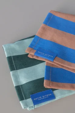 2 Bayetas de cocina Stripes 33x33 cm, Mint