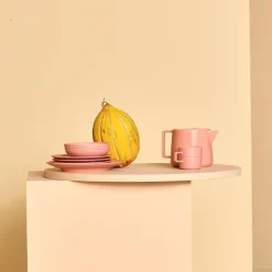 6 Boles Lines Ø16 cm, Rosa