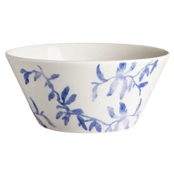 4 Boles para desayuno Havspil 60 cl, azul-blanco