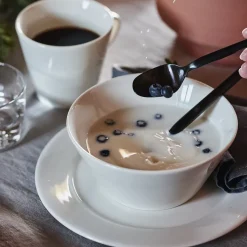 4 Boles para desayuno Kalk 60 cl, blanco