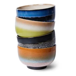 4 Boles 70's Ø13,5 cm, Groovy