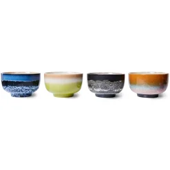4 Boles 70's Ø13,5 cm, Groovy