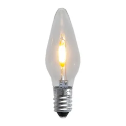 3 Bombillas de repuesto E10 LED filament soft glow, 0,5W 1900K no regulable