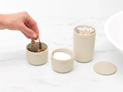3 Botes de almacenaje ReNew, Soft Beige