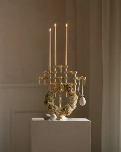 3 Candelabros STOFF Nagel, latón