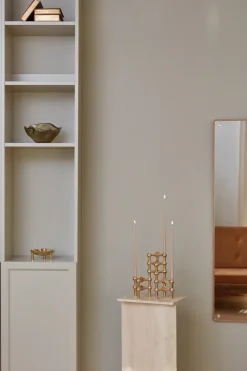 3 Candelabros STOFF Nagel, latón