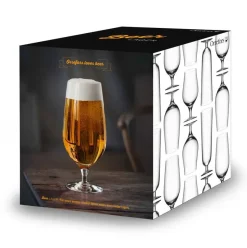4 Copas de cerveza Beer Lager, 60 cl