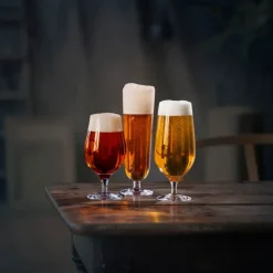 4 Copas de cerveza Beer Lager, 60 cl