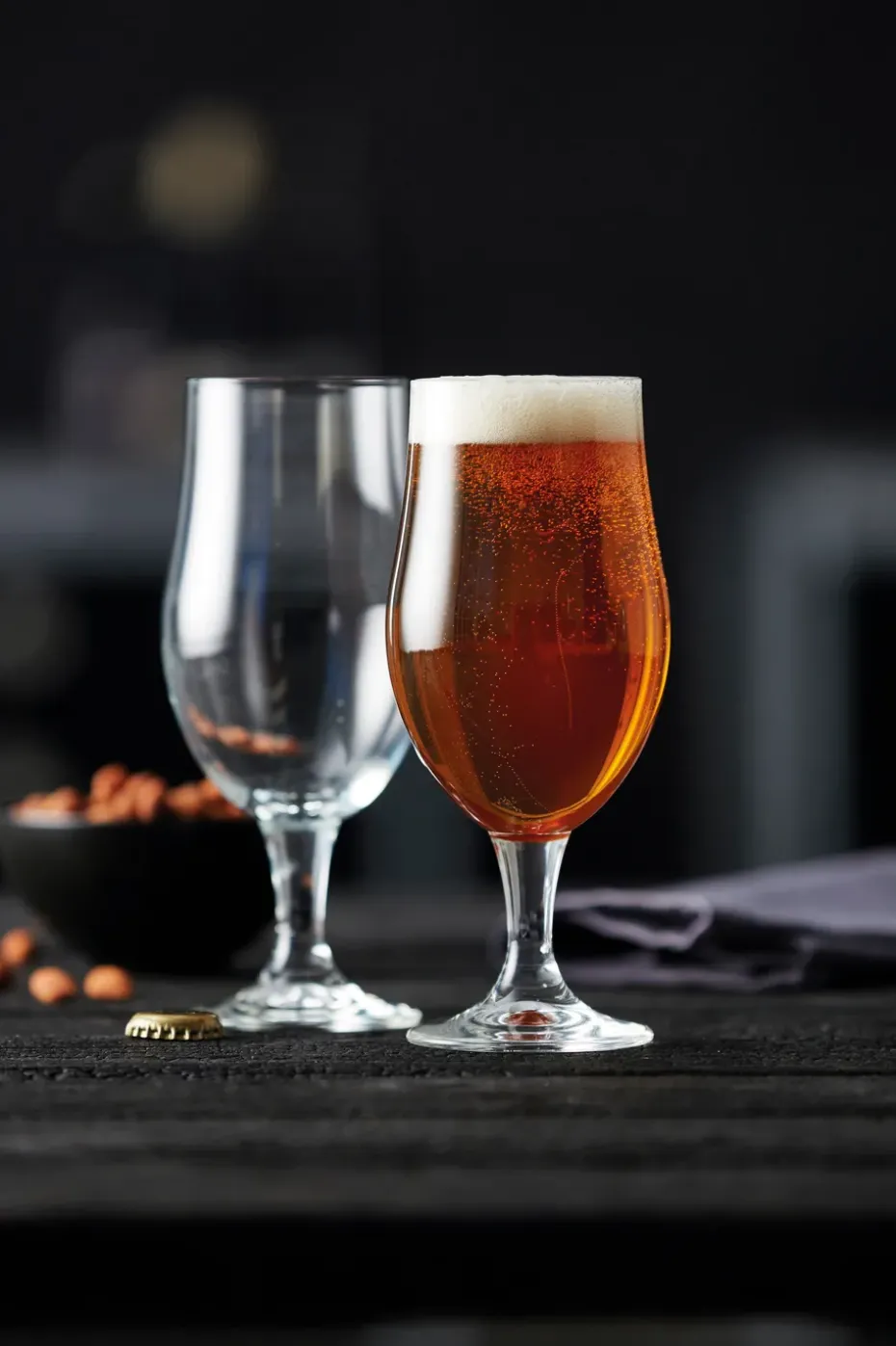 4 Copas de cerveza Juvel 49 cl, Transparente