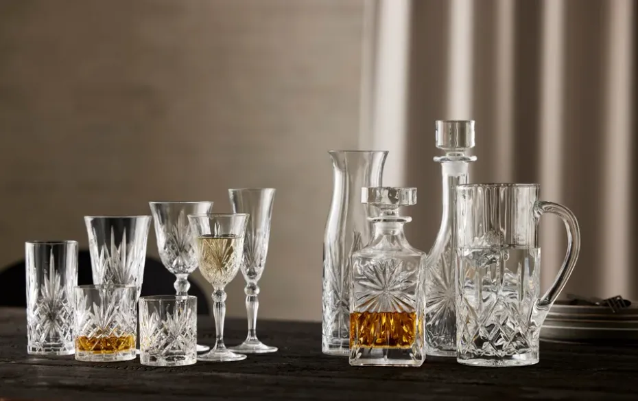 4 Copas de cerveza Melodia 40 cl, Cristal