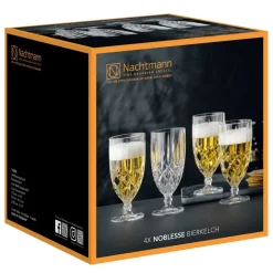 4 Copas de cerveza Noblesse 42,5 cl, Transparente