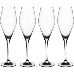 4 Copas de champagne La Divina, 26 cl