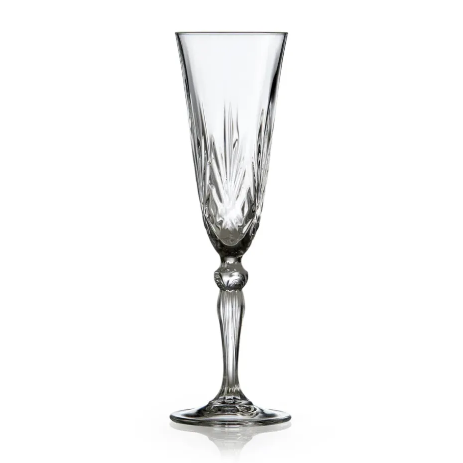 4 Copas de champagne Melodia 16 cl, Cristal