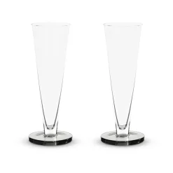 2 Copas de champagne Puck 12,5 cl, Transparente