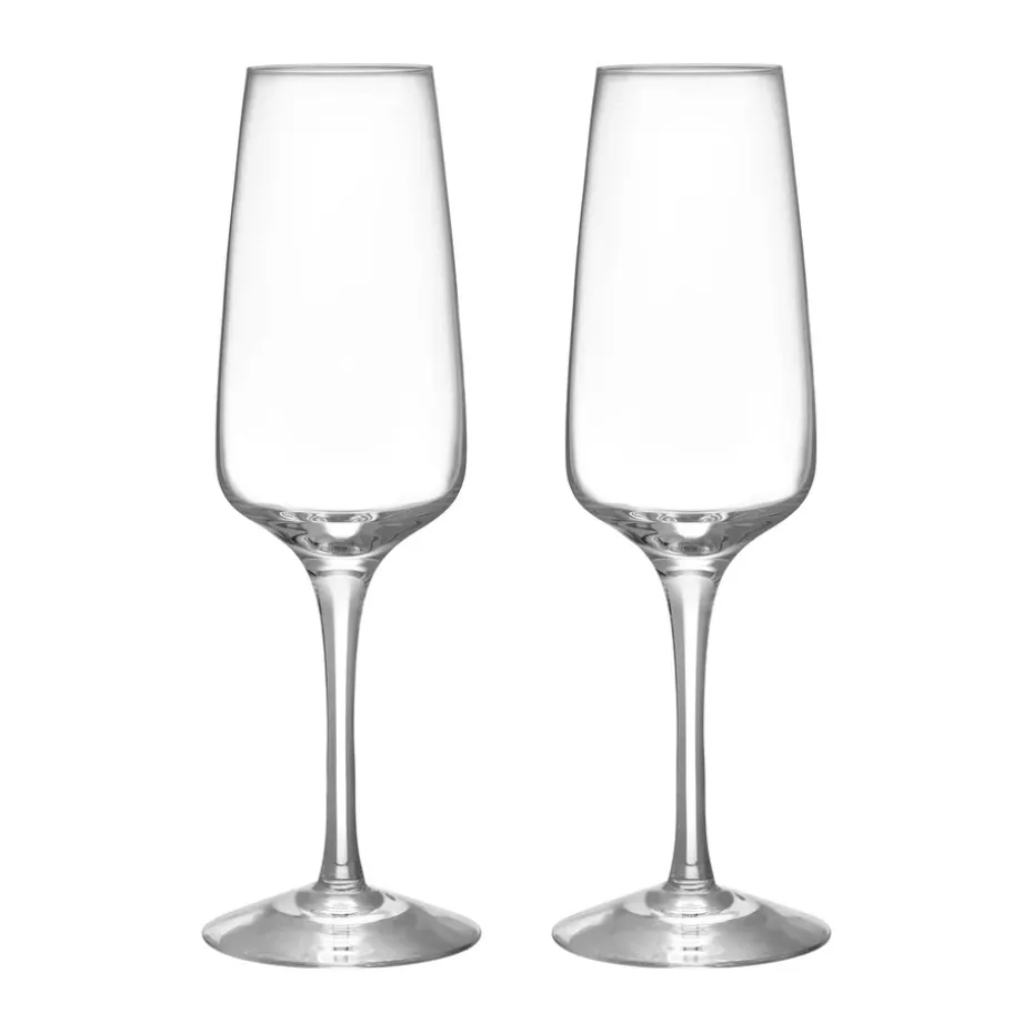 2 Copas de champagne Pulse 28 cl, Transparente