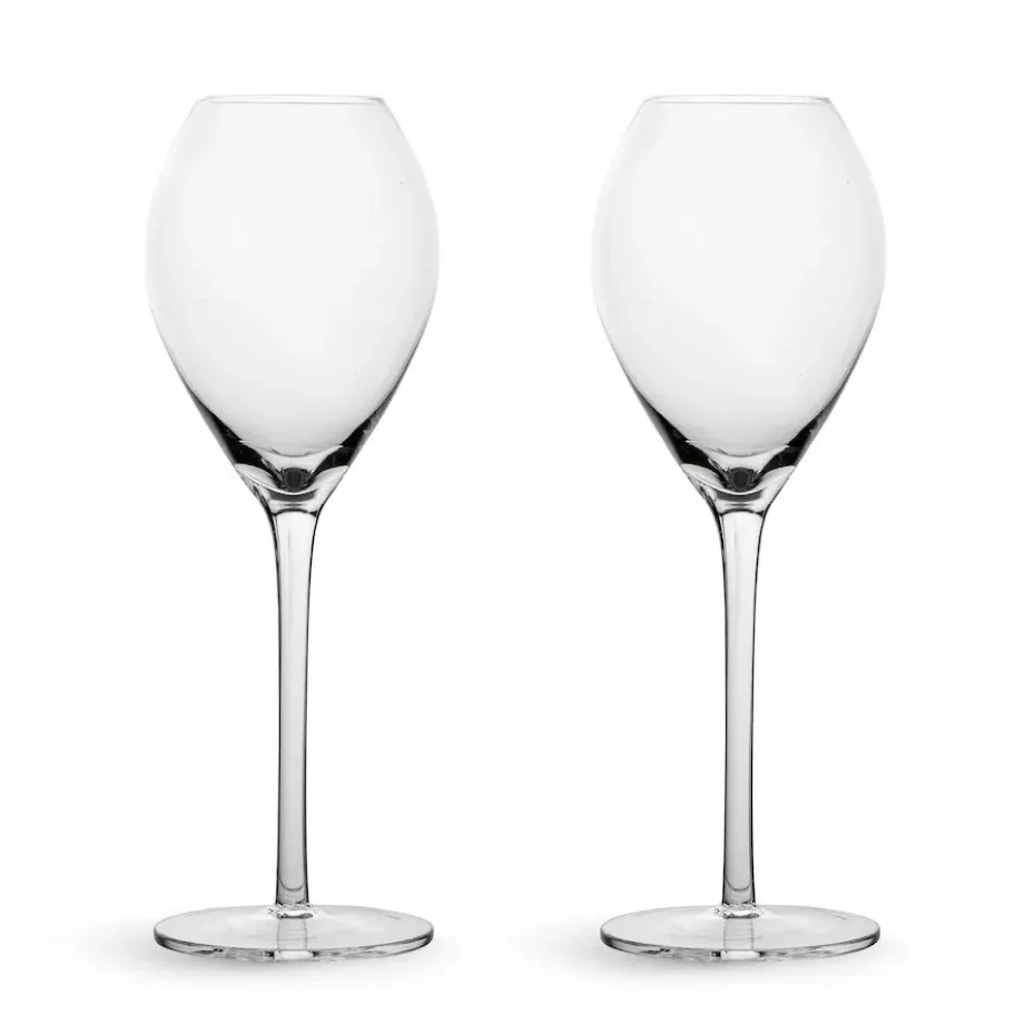 2 Copas de champagne Saga, transparente
