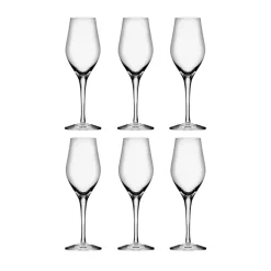 6 Copas de champagne Sense 25,5 cl, Transparente