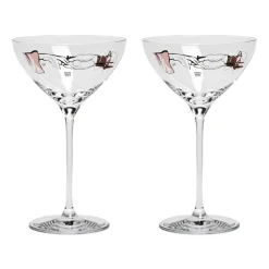 2 Copas de champagne You and me together 32 cl, Clear / Multi