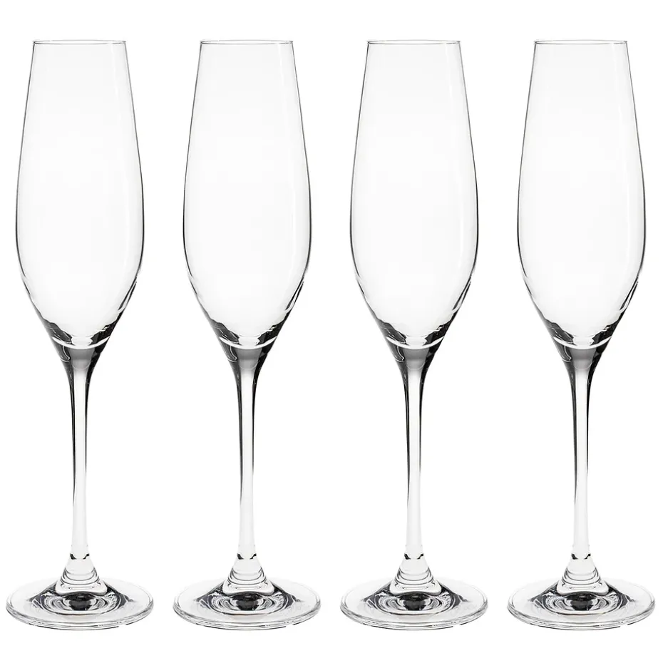 4 Copas de champán Karlevi, 21 cl