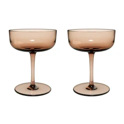 2 Copas de champán Like coupe 10 cl, Clay