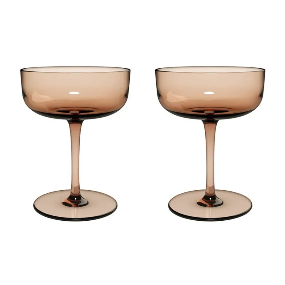 2 Copas de champán Like coupe 10 cl, Clay