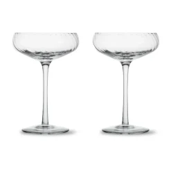 2 Copas de champán Opacity 30 cl, Transparente