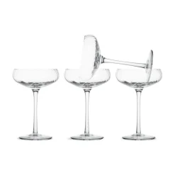 4 Copas de champán Opacity 30 cl, Transparente