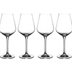 4 Copas de vino blanco La Divina, 38 cl