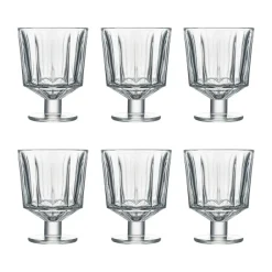 6 Copas de vino City 26 cl, Transparente