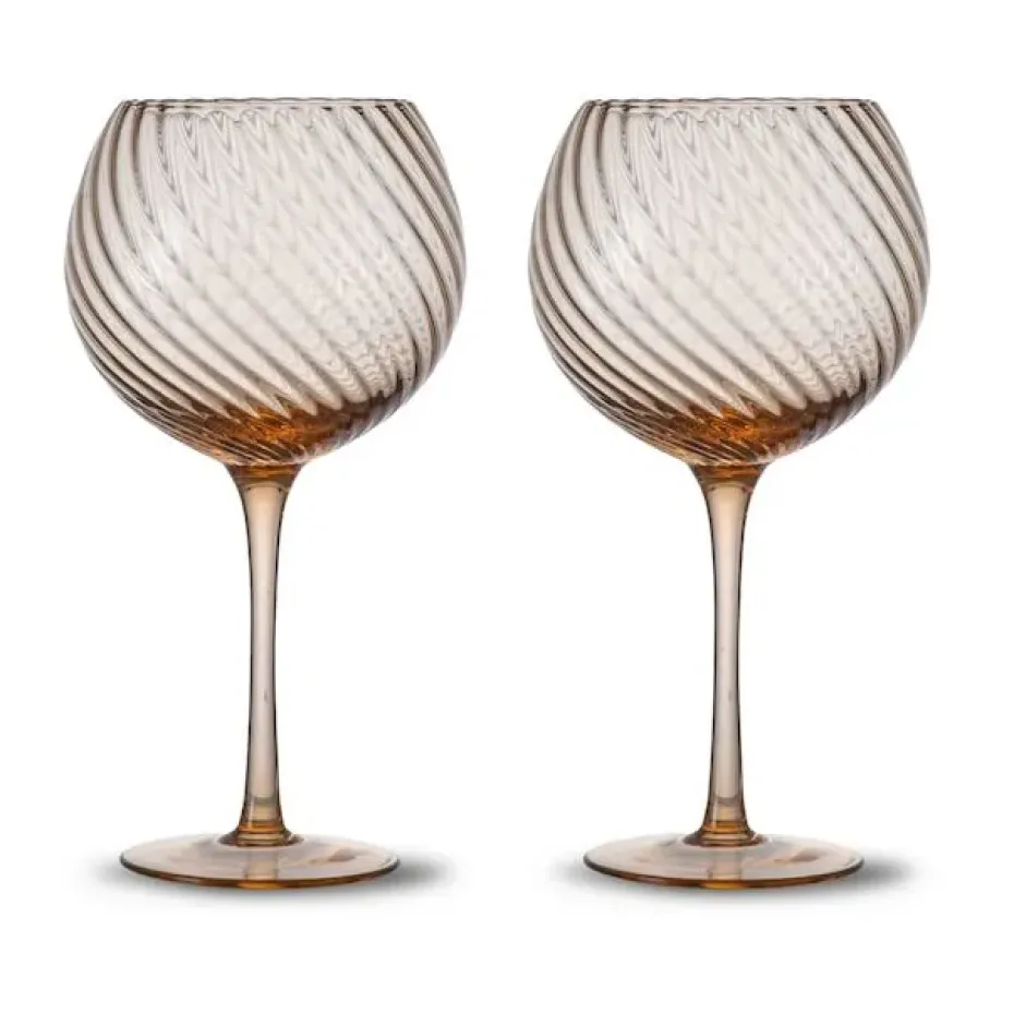 2 Copas de vino Opacity 47 cl, Melocotón