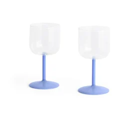 2 Copas de vino Tint 25 cl, Clear-jade light blue