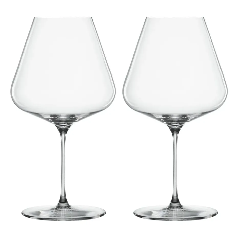 2 Copas de vino tinto Burgundy Definition 96 cl, transparente