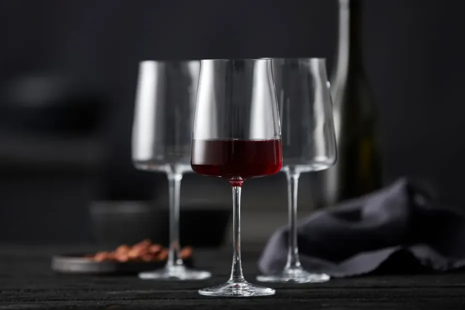 4 Copas de vino tinto Zero 54 cl, Cristal