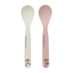 2 Cuchara Pippi Cirkus, Rosa-blanco