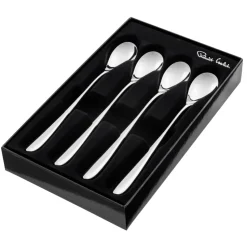 4 Cucharas de café con leche Bourton Bright, acero inoxidable