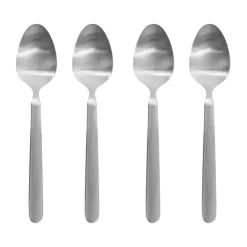 4 Cucharas de espresso STELLA plateado, 11 cm