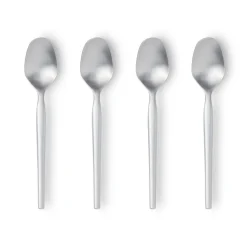 4 Cucharas de postre Dorotea, acero inoxidable