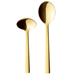 2 Cucharas de servir Raw, Dorado