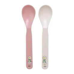 2 Cucharas Elsa Beskow Blomsterfesten, Rosa-blanco