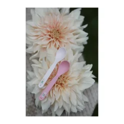 2 Cucharas Elsa Beskow Blomsterfesten, Rosa-blanco