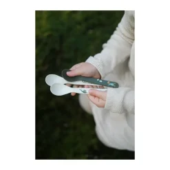 2 Cucharas Elsa Beskow Tomtebobarnen, Verde-blanco