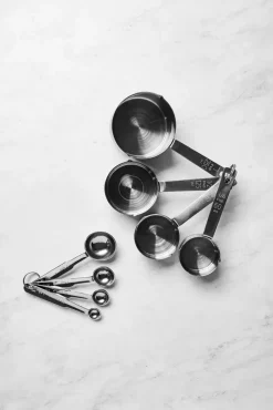 4 Cucharas medidoras De Buyer 60-250 ml, acero inoxidable