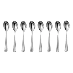 8 Cucharillas de café Palm Bright, acero inoxidable
