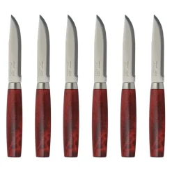 6 Cuchillos de carne Morakniv Classic Steak Knife, rojo