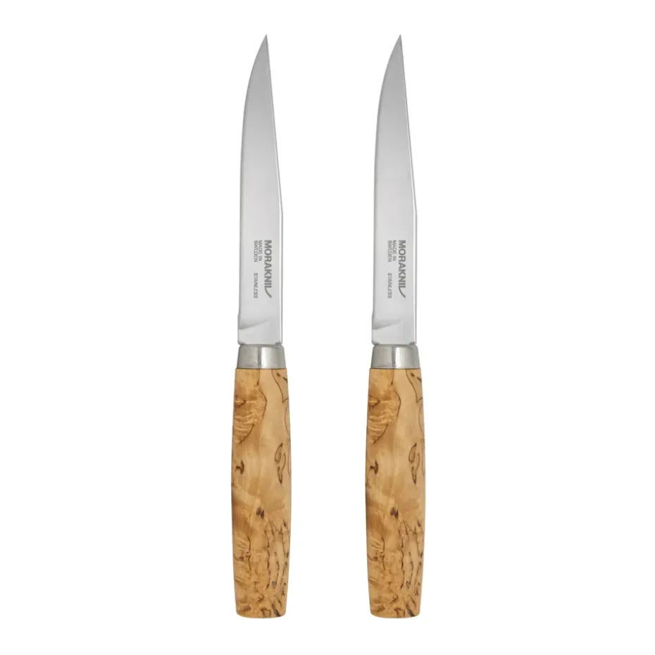 2 Cuchillos de carne Morakniv Masur Steak Knife, natural