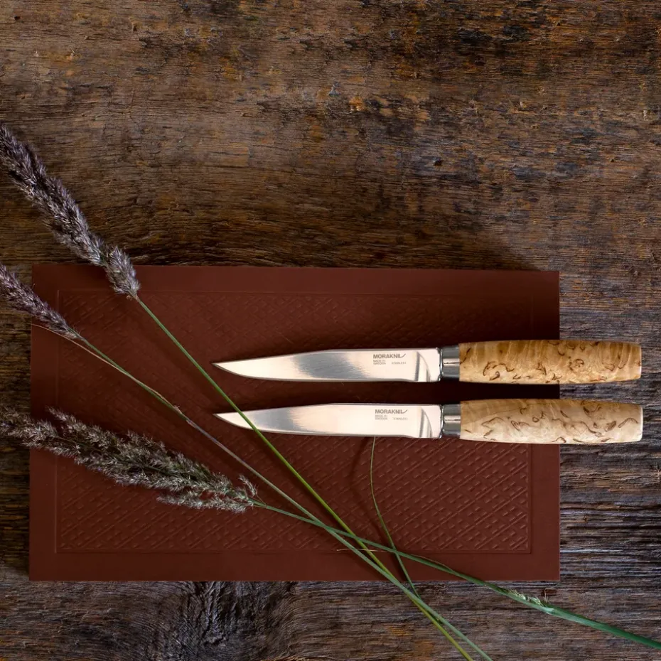 2 Cuchillos de carne Morakniv Masur Steak Knife, natural